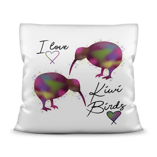 Kiwi Kissen mit Spruch - I love Kiwi Birds