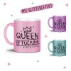 Glitzertasse - Queen of fucking Everything