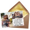 Foto-Puzzle 24 Teile / Collage Ich liebe dich / inkl. Verpackung Kraftpapier Umschlag mit Gold-Inlay / mit Zwei Bildern bedrucken lassen