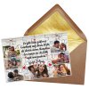 Foto-Puzzle / 24 Teile / Collage Mein Schatz / inkl. Verpackung Kraftpapier Umschlag mit Gold-Inlay / mit SIEBEN Bildern bedrucken lassen
