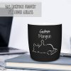 Gummierte Tasse - Morgen-Katze