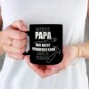 Farbige Tasse mit Gravur - Wenn Papa es nicht reparieren kann
